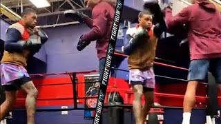 ERROL SPENCE JR BACK IN GYM 3 DAYS AFTER UGAS FIGHT; BIG FISH TRAINING STAYING SHARP FOR CRAWFORD