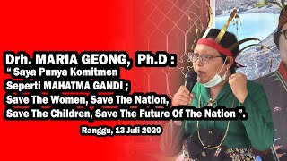 Pidato lengkap Drh.Maria Geong, Ph.D - Dalam acara Adat Wuat Wa'i di Ranggu.TONTON SAMPAI AKIR !!!