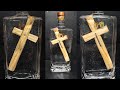 Very Simple ! How To Make Cross in a Bottle.