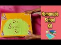 DIY Homemade School kit/ how to make school kit