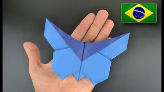 Origami: Borboleta Morpho - Instruções em Português BR