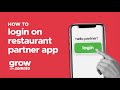 How to login on Zomato Restaurant Partner App | Grow With Zomato