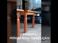 MESA MADEIRA MACIÇA