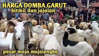 HARGA DOMBA GARUT BITMIL DAN JAJALON || pasar maja majalengka || jumat 31 jan 2025