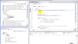 Advanced Java tutorial - Static Data Methods Blocks