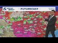 Scattered showers expected heading into Sunday | KENS 5 Weather Impact Forecast