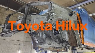 1. Пескоструйная обработка Toyota Hilux