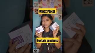 Day 21/365 Unbox Parcel with me #ankitajk97 #foxtale #skincare #skincareproducts #unboxingvideo