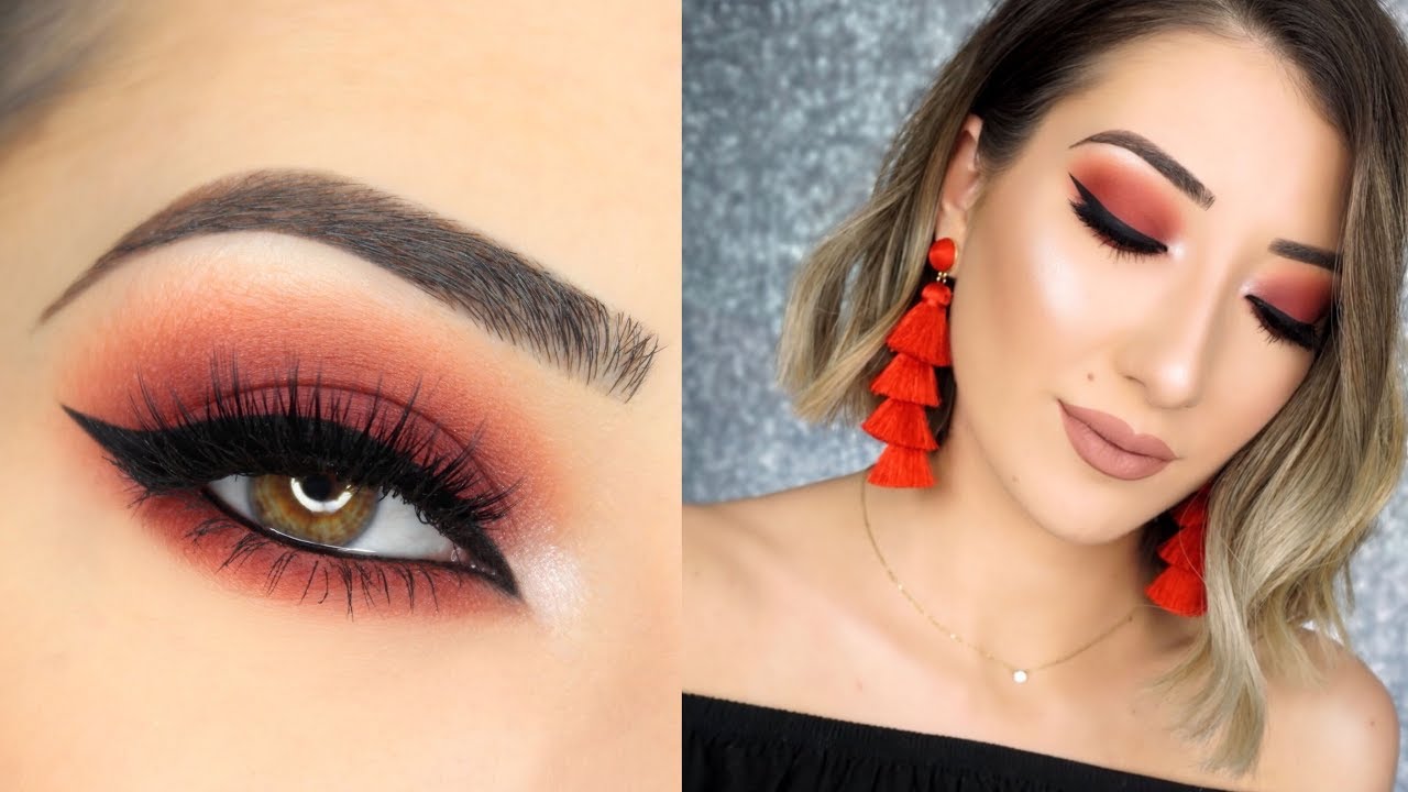 Dramatic Red Eye Makeup Tutorial Saubhaya Makeup