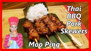 Thai BBQ Pork  Skewers (Moo Ping)