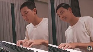 Namjoon Playing Piano Instagram Story Update Sep 25 2023