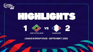Highlights | Saint Kitts & Nevis vs Guadeloupe | 2023/24 Concacaf Nations League
