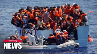 110 migrants rescued at sea by Italian coast guard and Spanish NGO