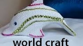 How to make beautiful dolphin in paper : world craft
