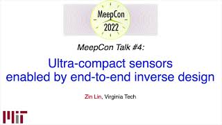 Ultra-compact sensors enabled by end-to-end inverse design — Lin