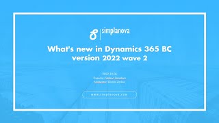 Webinar: What’s new in Dynamics 365 BC version 2022 Wave 2