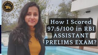 HOW I SCORED 97.5/100 IN RBI ASSISTANT PRELIMS EXAM | STEPS TO GROW