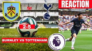 Burnley vs Tottenham 2-5 Live Stream England Premier league Football EPL Match Score Highlights Son