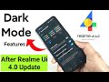 Realme Ui 4.0 Dark Mode Features After Android 13 Update 🔥🔥🔥