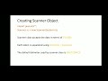 Scanner string tokenizer in java