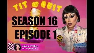 Salina EsTitties: Tit or Quit: Ru Pauls Drag Race S16 E1 GOLDEN BOOT COMPETITION CONTEST