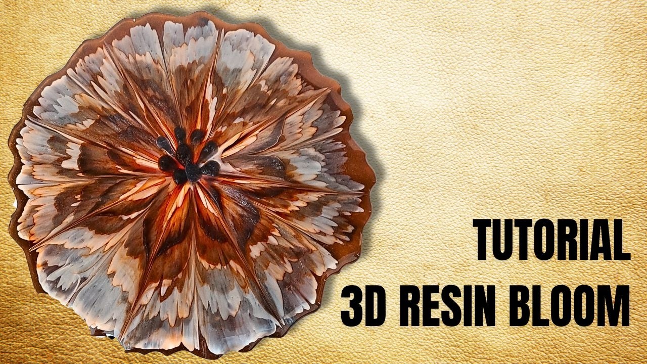 Autumn Sunset 3d Resin Bloom Tutorial Youtube