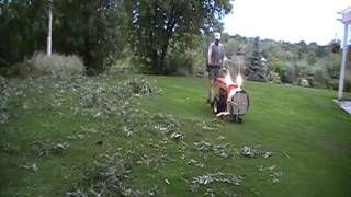 Gravely Pro-12 with Qwik- Way leaf blower