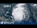 Hurricane Beryl Satellite Imagery