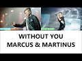 WITHOUT YOU - MARCUS & MARTINUS LYRICS (COLOR CODED)