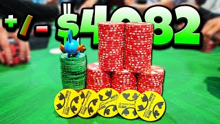 Can we win a $4000 POT w/ POCKET QUEENS?! Crazy $2/5 POKER ACTION! | Poker Vlog #225
