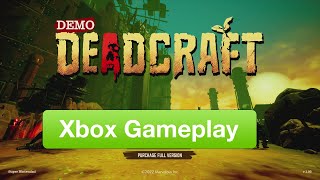 Deadcraft Demo Xbox Series Gameplay