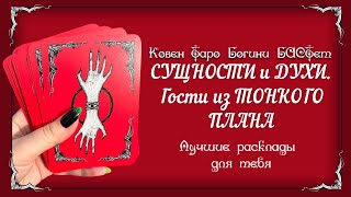 СУЩНОСТИ и ДУХИ. Гости из ТОНКОГО ПЛАНА. Кто к вам приходит в гости. Таро расклад.