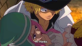 Sabo encounters Jewelry Bonney on a mission to save Kuma (English Sub)