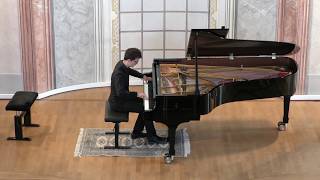 Ondřej Zavadil at the 16th Ettlingen International Competition for Young Pianists 2018, 1st round