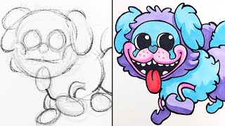 How To Draw and Paint [PJ Pug-A-Piller] - Poppy Playtime Chapter 2