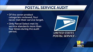 USPS audit finds subpar mail service in Baltimore-area