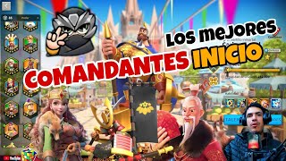 MEJORES COMANDANTES INICIO PRINCIPIANTES - RISE OF KINGDOMS