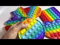 Rainbow bubble pop it fidget