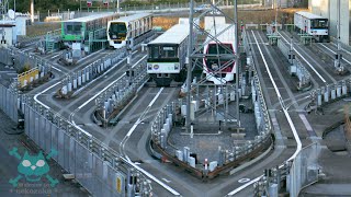 【埼玉新都市交通 車両基地】丸山車両基地イベントを逃したので 来年に向けて訪れてみた アトラクションのような路線 カラフル車両 案内軌条路線【乗り物 電車 鉄道 図鑑】 2023.11