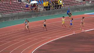 2018全国高校総体陸上南九州大会（沖縄）女子200m予選3組