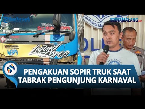 Pengakuan Sopir Truk Saat Detik-detik Kecelakaan Maut Tabrak Pengunjung ...