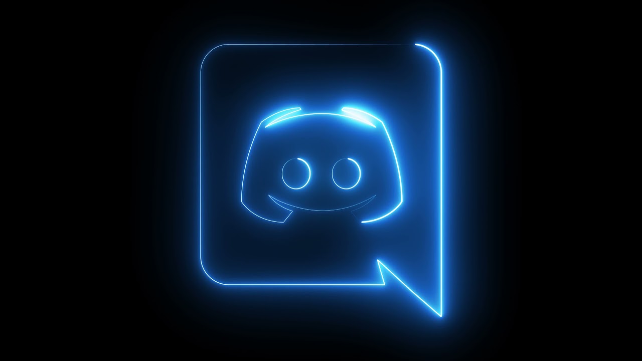 Free Discord Logo Glowing Neon Lines Loop Animated Background By Motion ...