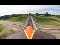 locomotive ride along the illinois central mainline