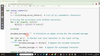 substitution cipher python code application of dictionary and strings