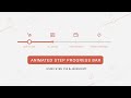 Animated  Step Progress Bar in HTML CSS & JAVASCRIPT