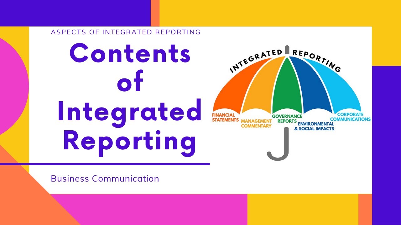 Aspects Of Integrated Reporting || Contents Of Integrated Reporting ...