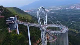 Guangdong Qingyuan Huangtengxia Tianmen Glass Hanging Corridor廣東清遠黃騰峽天門玻璃懸廊【Curious China】