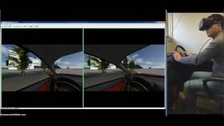 PreScan HIL Simulation using Oculus Rift \u0026 Logitech G27