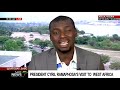 West Africa Visit | President Ramaphosa due to meet with Nigeria's President Buhari today