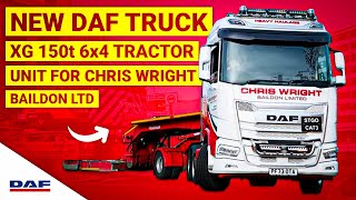 New DAF Truck - XG 150t 6x4 Tractor Unit for Chris Wright Baildon Ltd